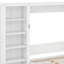Lit escamotable escamotable avec tablettes, lit escamotable facile à installer-1085608271