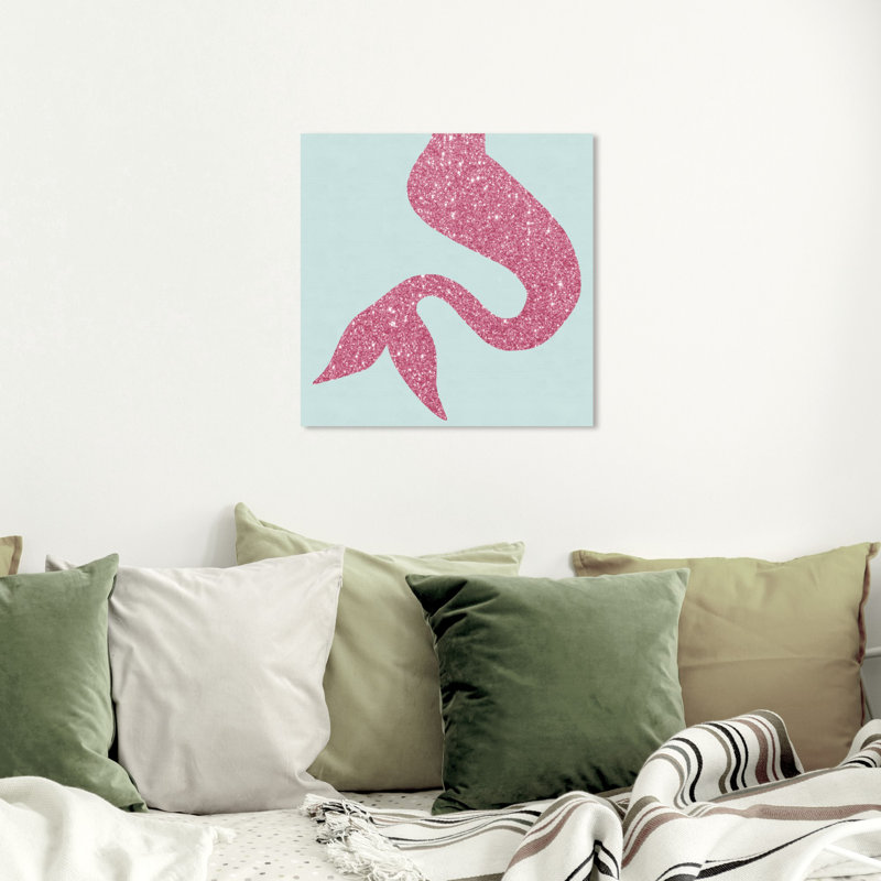« sirène tail aqua », art sur toile Rahul, H 20 po x l 20 po x P 1,5 po