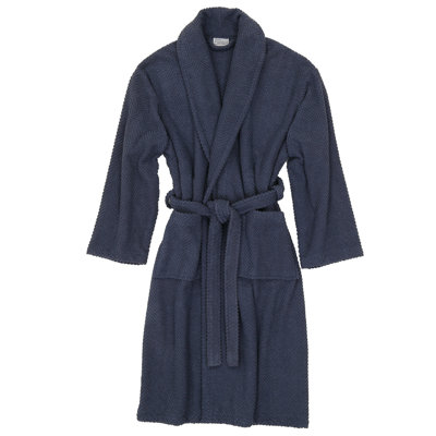 Peignoir en coton 100% chevrons