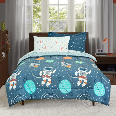 Space Bed And Curtains Channel Comforter