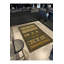 Tapis brun tissé à motif traditionnel lavable Mosso-1290043016