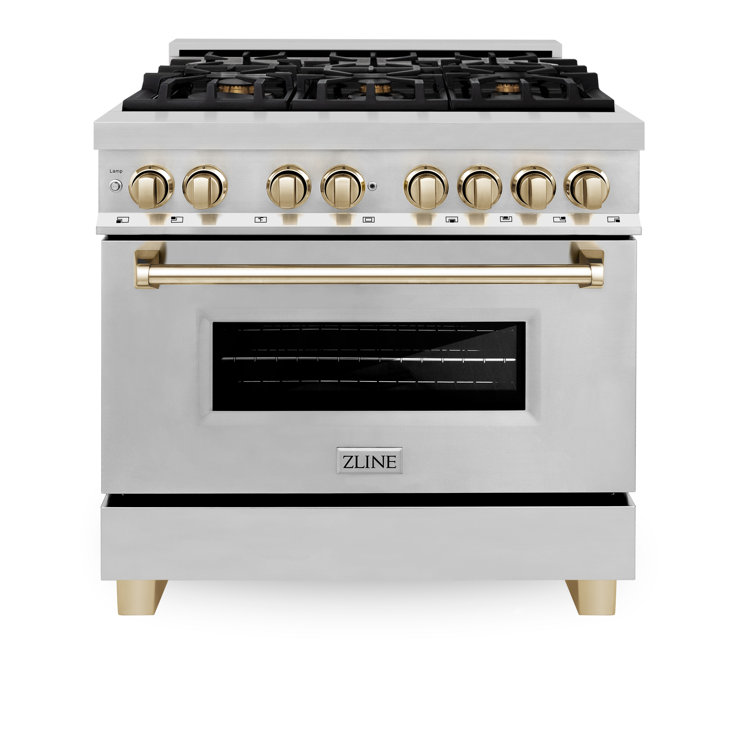 ZLINE Autograph 36" Legacy Dual Fuel Range w/ 6 Burners