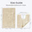 100% Cotton Bath Mat and Pedestal Mat Set-1331200077
