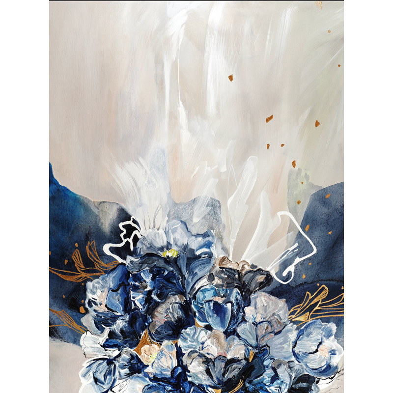 Somerset Bouquet Print by Novi Lim, Wrapped Canvas, 32" H x 24" W