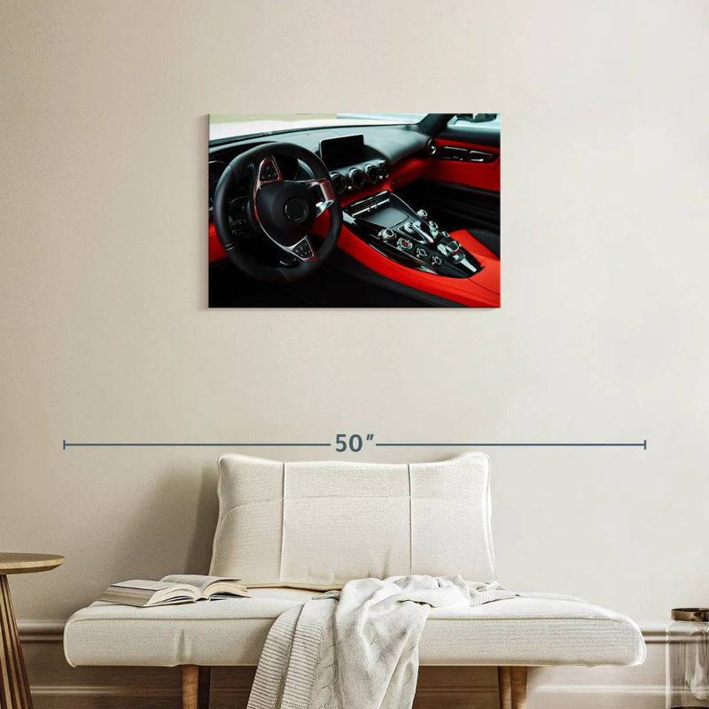 Mehar Black And Red Car Interior
