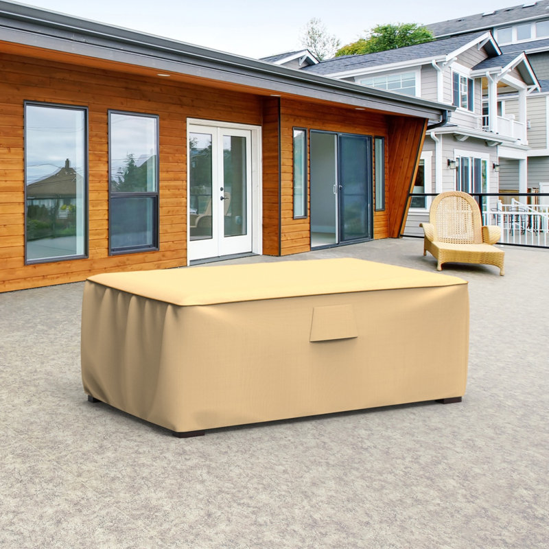 Housse pour repose-pieds de patio Eduardo, H 20 po x l 26 po x P 50 po
