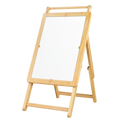 Table sensorielle pour tout-petits, table d'activités pour enfants en bois et chevalet d'art avec planche réversible à double face, bacs de rangement, pour garçons et filles jouant au sable et à l'eau, dessinant, étudiant, salle à manger