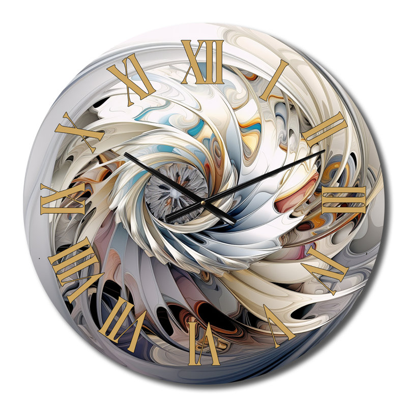 Horloge murale en métal, Moyenne