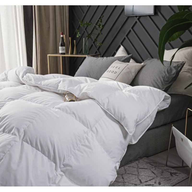 Housse de couette en duvet d'oie royale luxueuse 850 Royal Royite Elite, poids hivernal, Simple