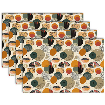 Rectangle Polyester Dining Table Placemat