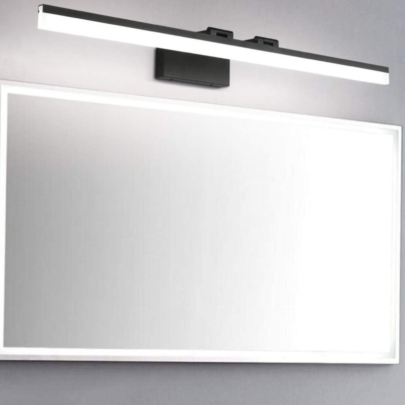 Luminaire de salle de bain moderne à DEL à intensité réglable à angle réglable de 180 °, 1560 lumens
