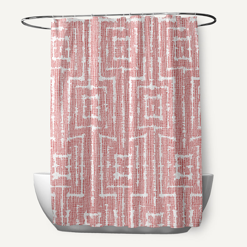 Rideau de douche simple Springdale, Orange