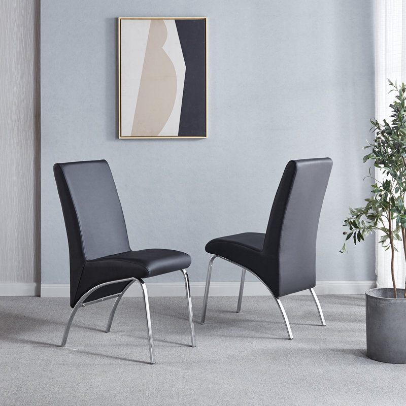 Chaise d'appoint Jalila Navua, Noir