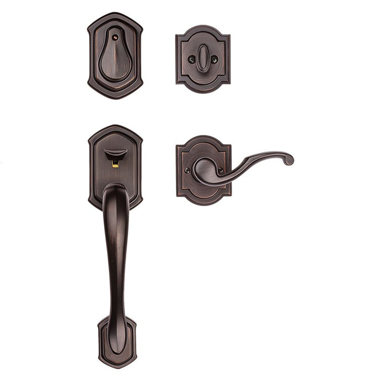 Prestige Madrina Handleset with Deadbolt and Door Lever and Rosette