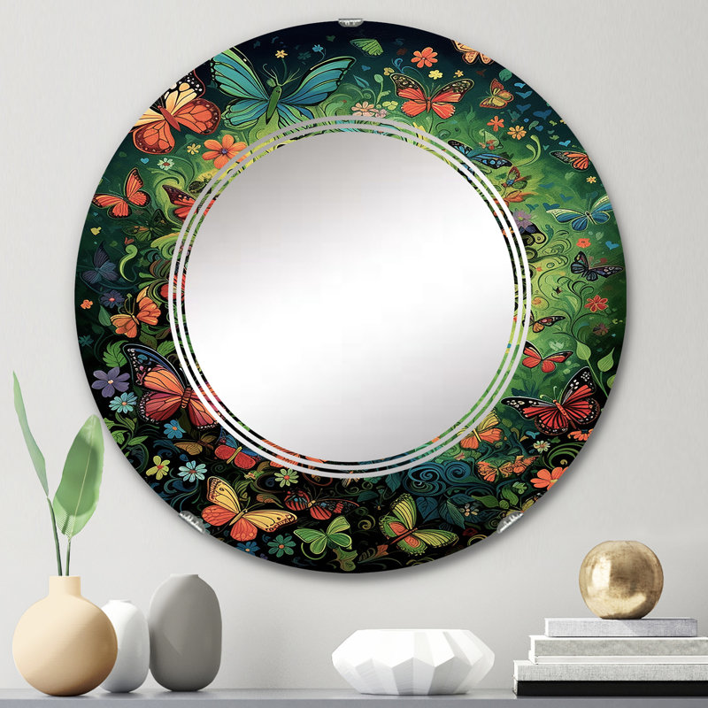 Miroir mural Weires, 24 po x 24 po