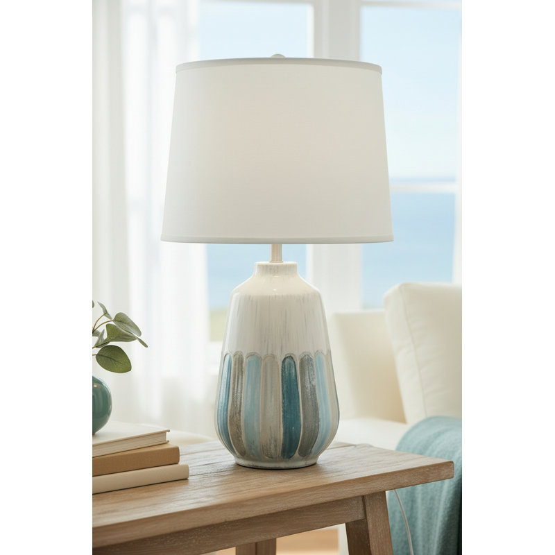 Cottage/Tide Fluted Base Table Lamp