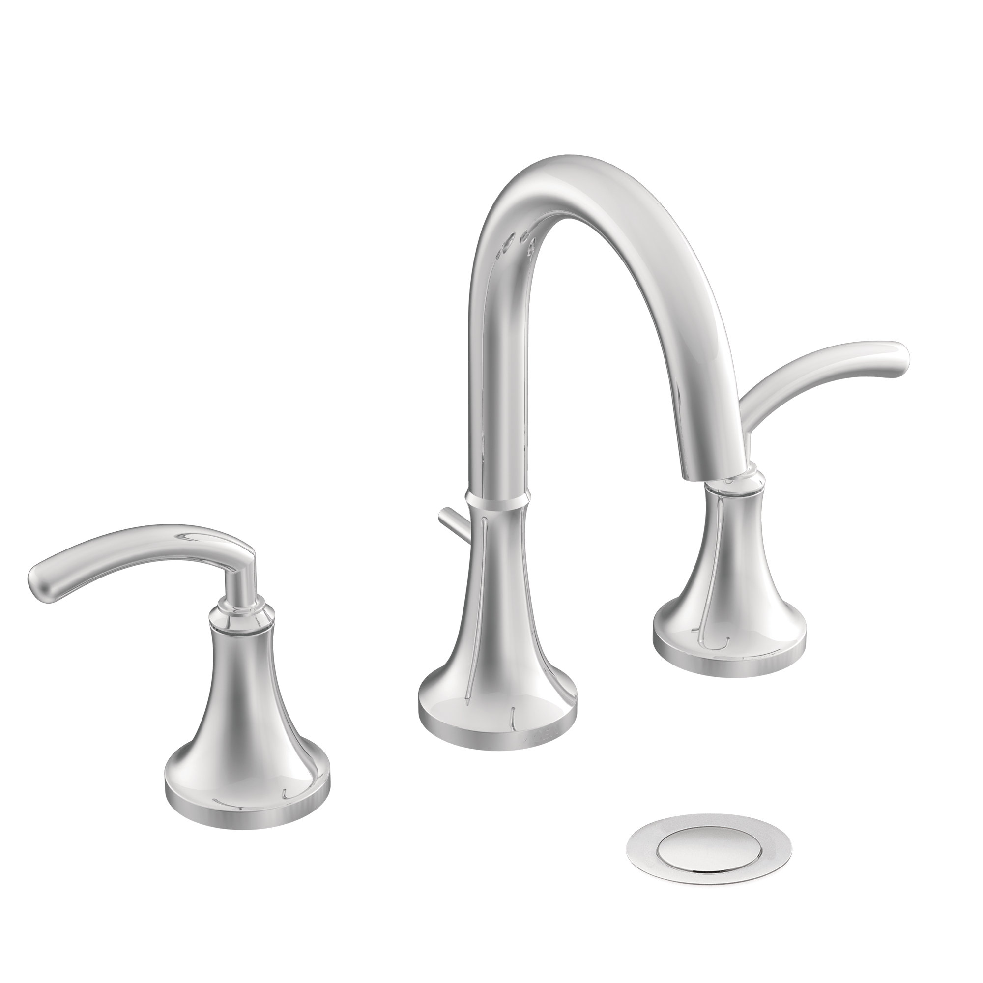 Moen Icon Widespread Bathroom Faucet with Drain Assembly & Reviews ...