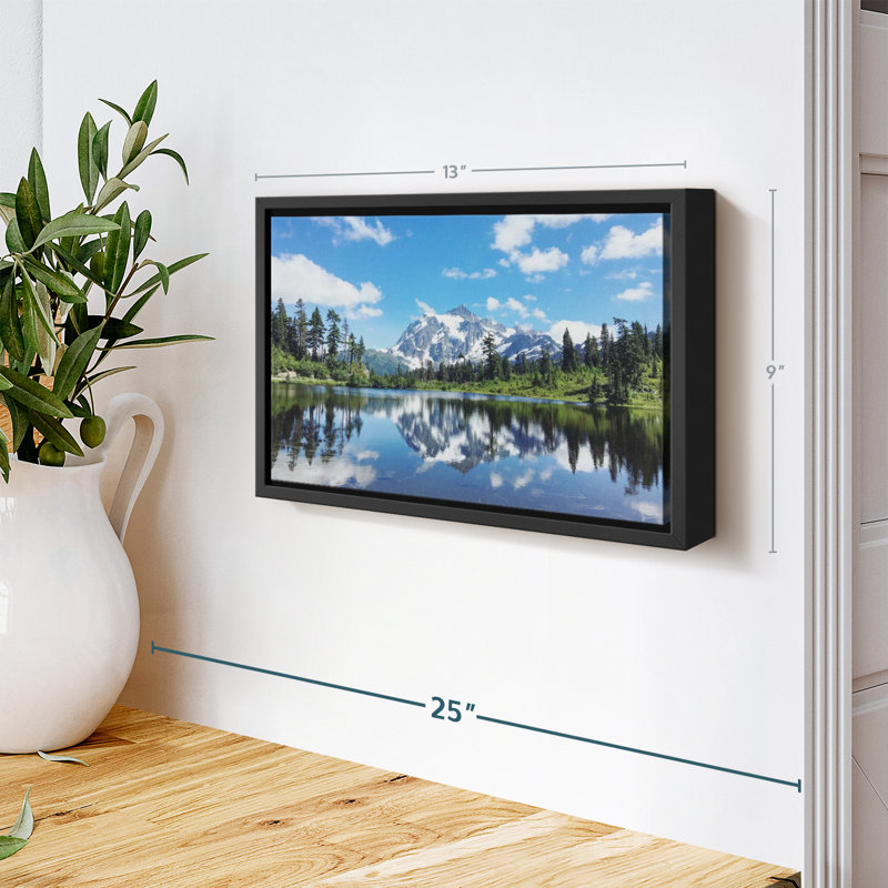 Impression sur toile Shuksan Lake Reflection, H 9 po x l 13 po