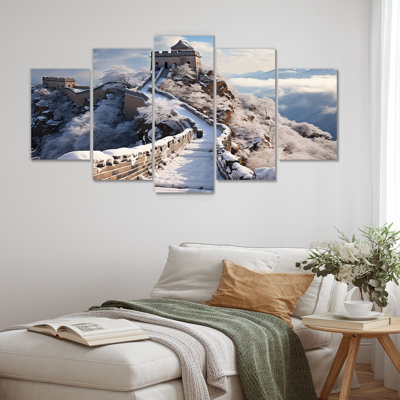 Grande muraille de Chine en hiver V - Japon, art mural multi-panneaux