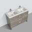 Ensemble de meuble-lavabo double 48 po Wauconda-765671955-765671953