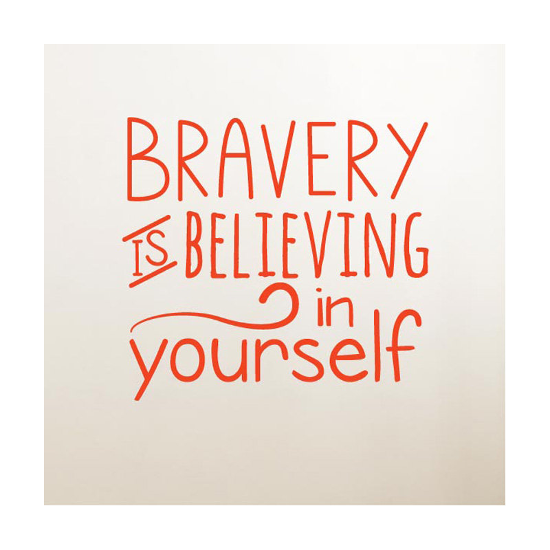 Wall Decal, Orange