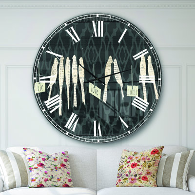 Swigart Metal Wall Clock