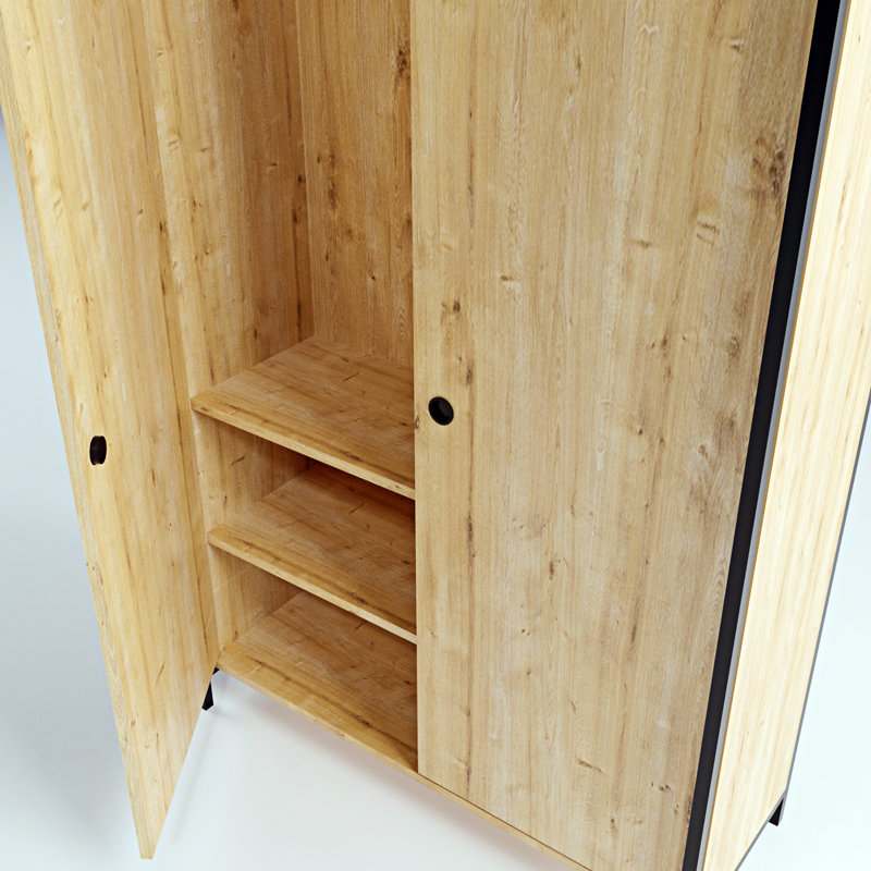 Anneliese 2 Door Manufactured Wood Wardrobe