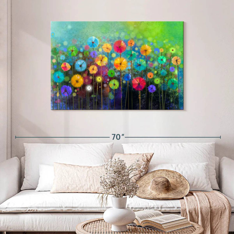 Fleurs Harnek Rainbow, H 30 po x l 45 po