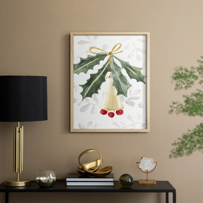 «Christmas Holiday Art», reproduction encadrée cmxxix - bois massif