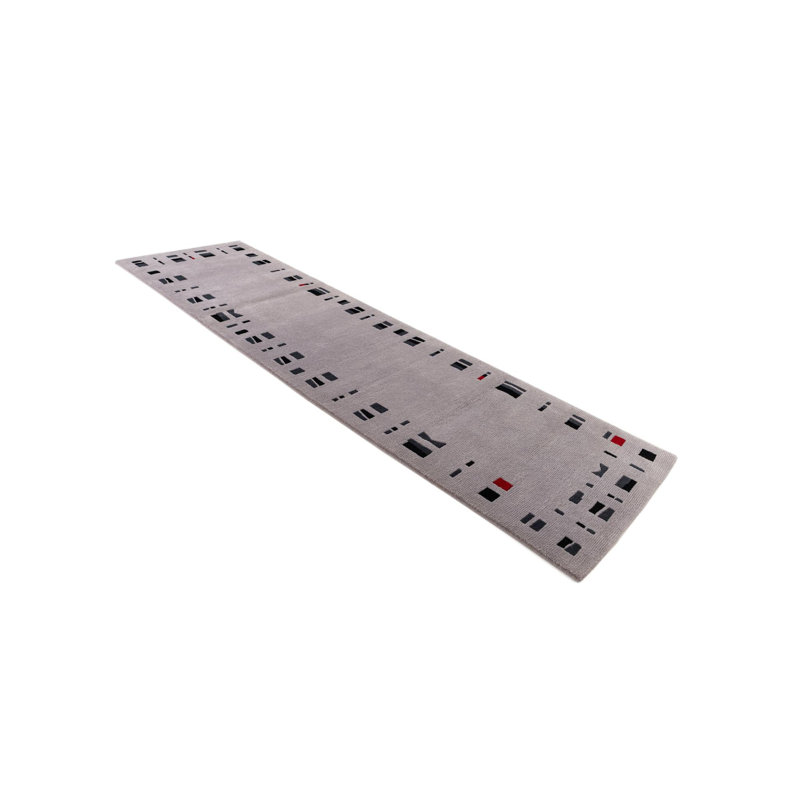 Tapis de couloir gris Jacoby