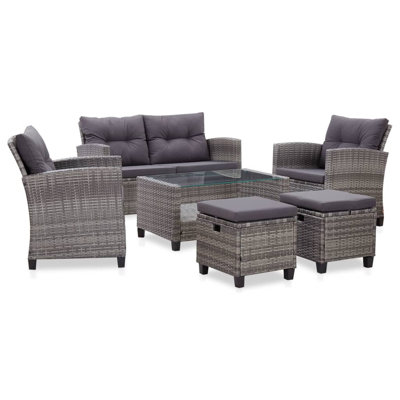 Sarani 6 Piece Lounge Chair with Cushions by Latitude Run