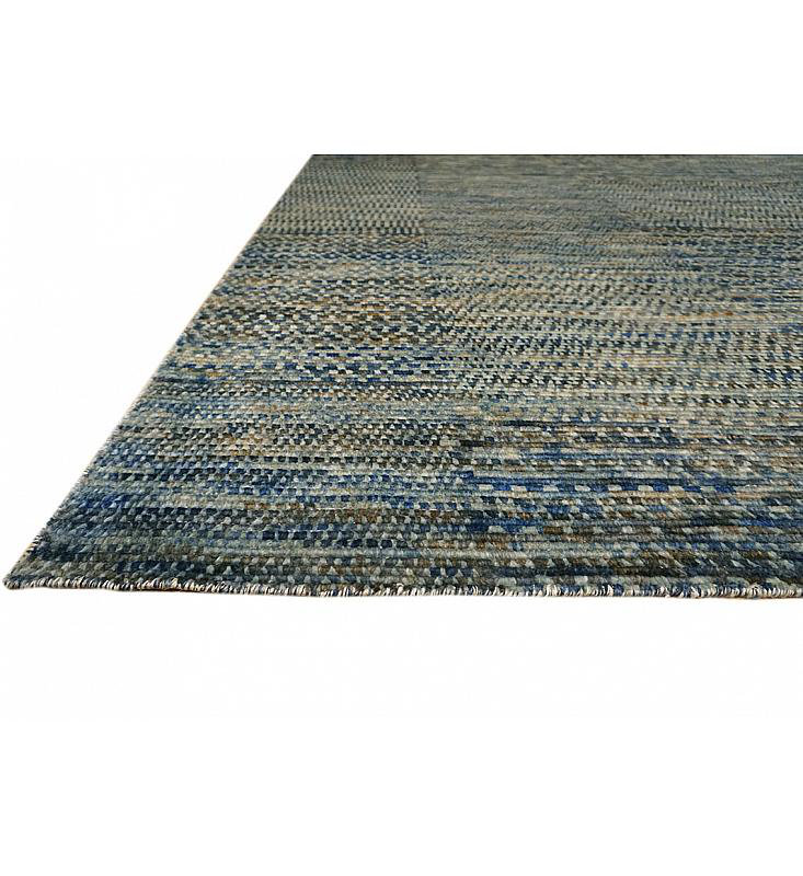 Mystique Hand Knotted Wool Area Rug, Rectangle 6' x 9'