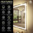 Aevar Super Bright Front & Back LED Lighted Anti-Fog Tempered Glass Bathroom/Vanity Mirror with ETL & 3-Year Warranty-1649379627