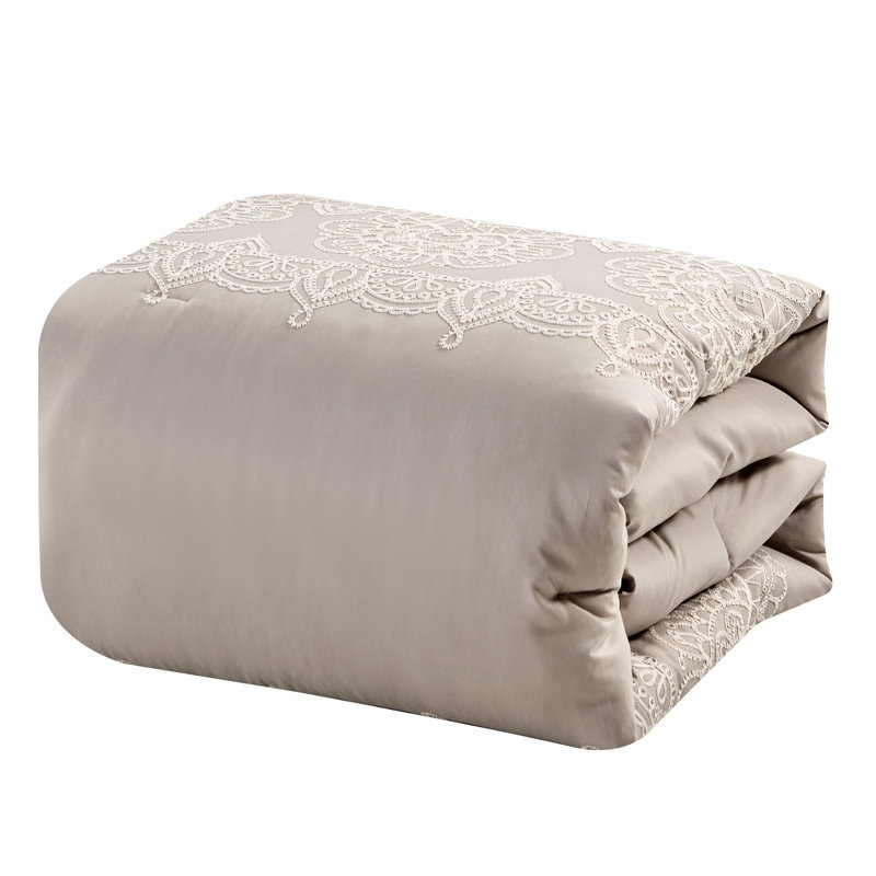 Channel Floral Comforter Set, Queen Comforter + 6 Additional Pieces