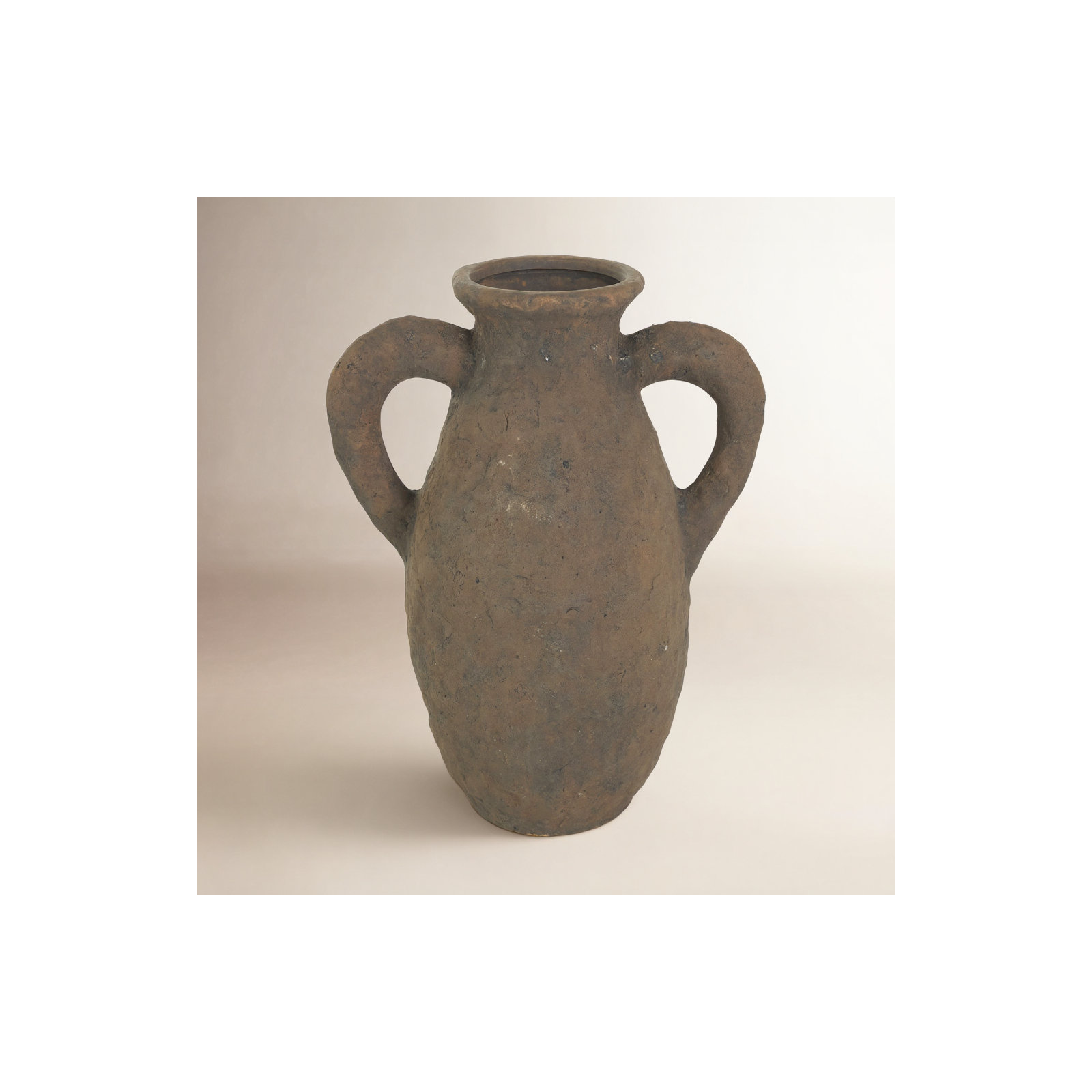 Elna Handmade Stoneware Table Vase, 13.55" H x 9.5" W x 7" D