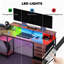 Bureau d'angle avec tiroir classeur