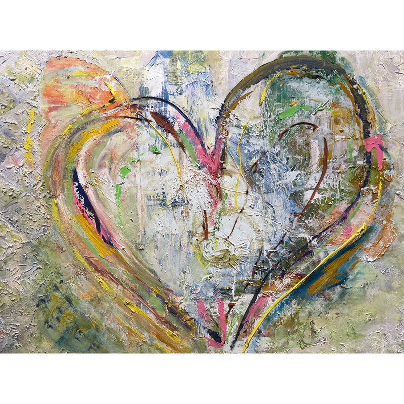 " Clown's Heart " Painting Print