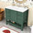 Tyshiem Modern Freestanding Single Bathroom Vanity with Ceramic Sink and Ample Storage-916761644