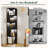64.8"H, Modern Storage 5-Tier Bookshelf-552199621