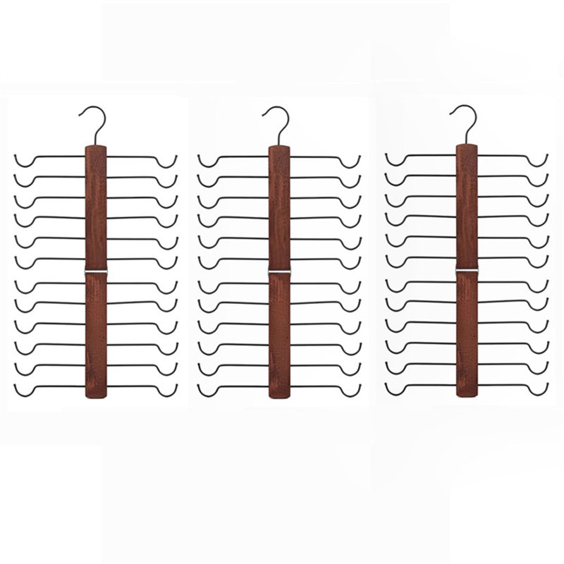 Multi-Layer Solid Wood Clothes Hanger, 3