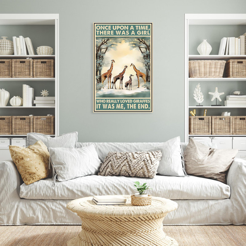 Arkan " Who Really Loved Giraffes ", H 20 po x l 16 po x P 1,25 po