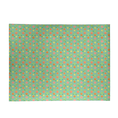 Tapis de la zone verte agrume fruits