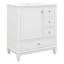Ensemble de meuble-lavabo simple 30 po avec une porte et trois tiroirs, une armoire de rangement en bois massif de 30 po avec lavabo-1839628791