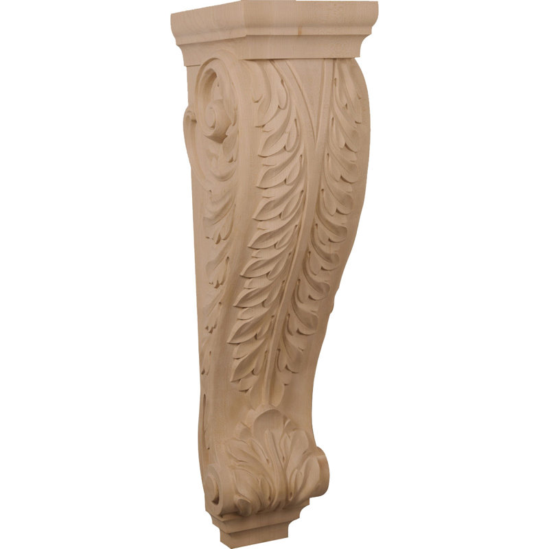 Corbeau Acanthus, Brun, H 34 po x l 9 po x P 10 po