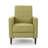 Button Tufted Upholstered Manual Push-Back Recliner -1831055570