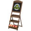 3-Tier Manufactured Wood Freestanding Chalkboard