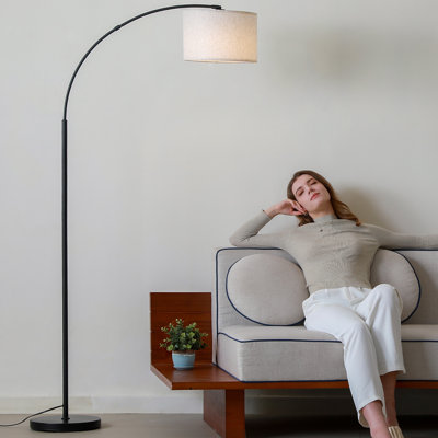 Nalayiah 74.4'' Arc/Arched Floor Lamp