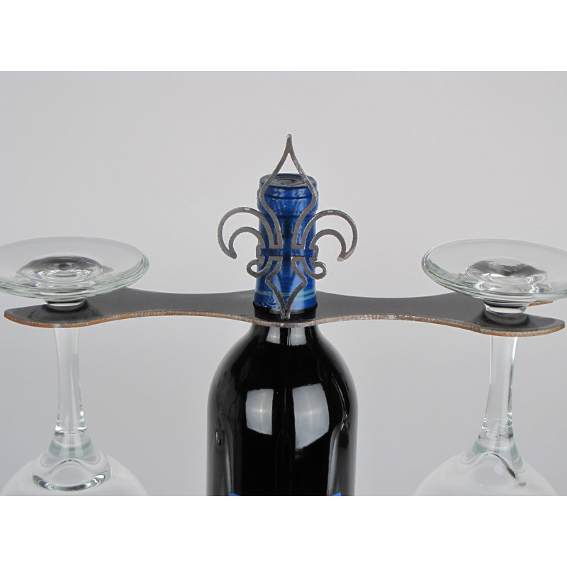 Bottle Stopper, Natural Steel Lazcquered
