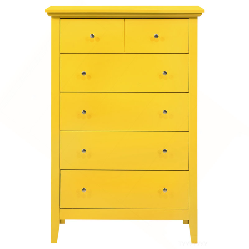 Commode Hammond, jaune, Jaune