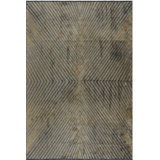 Rapture Machine Woven Chevron Cotton Area Rug in Beige